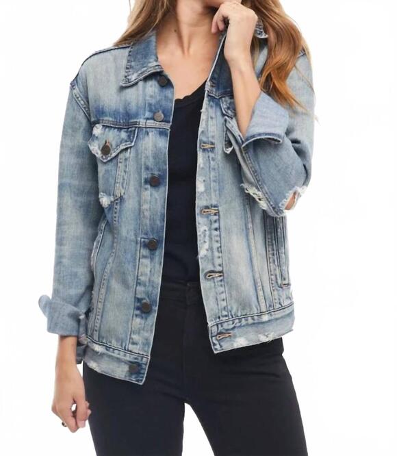 ABLE Jackets & Blazers - NEW ABLE merly long sleeve denim jacket in blue